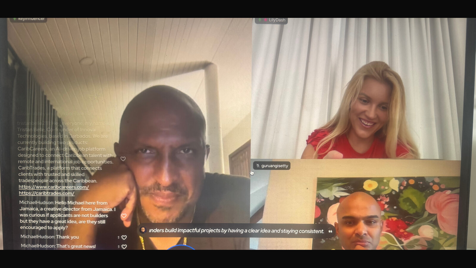 Future Caribbean Community Comes Together for First Global Orientation Call